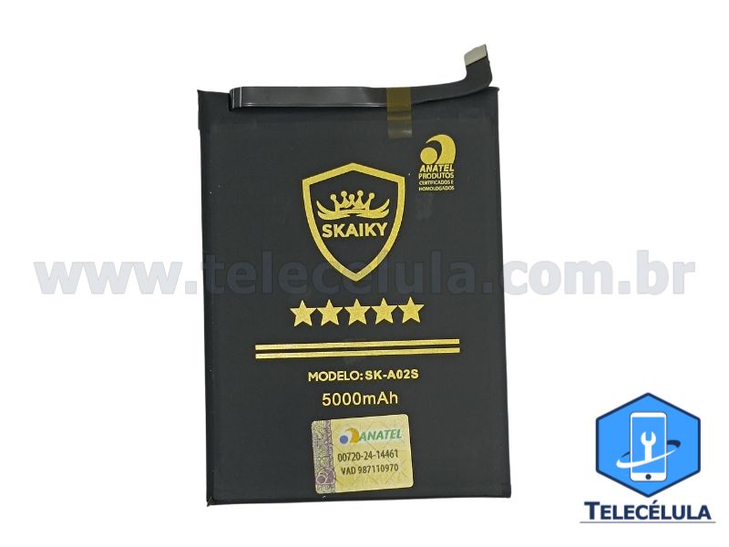 Sem Imagem - BATERIA SKAIKY A02S MODELO SAMSUNG A02S, A03S, A03, A04, A04E, A03 CORE HQ-50S CERTIFICADA ANATEL