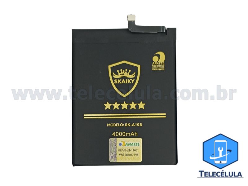 Sem Imagem - BATERIA SKAIKY A10S MODELO SAMSUNG A10S, A20S, A11, A21 WT-N6 CERTIFICADA ANATEL