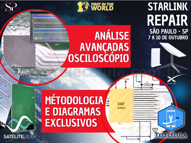 Sem Imagem - STARLINK REPAIR SP - TREINAMENTO PRESENCIAL AVANADO EM REPARO DE PLACAS ANTENA STARLINK V2 E V3