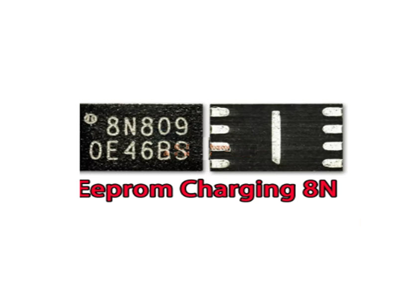 Sem Imagem - CIRCUITO INTEGRADO CARREGAMENTO EEPROM 8N809 PARA IPHONE 15 SERIES 15PRO/PROMAX/PLUS BLANK 