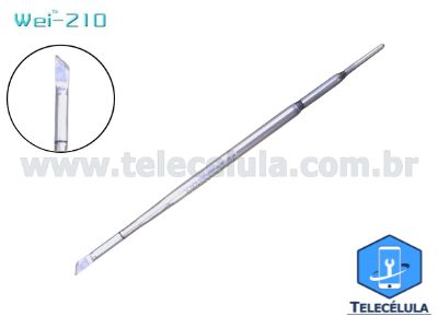 PONTA FERRO SOLDA FACA KAKIA C210, C210-018 COMPATVEL JBC C210, SUGON T26D, T3602, GVM