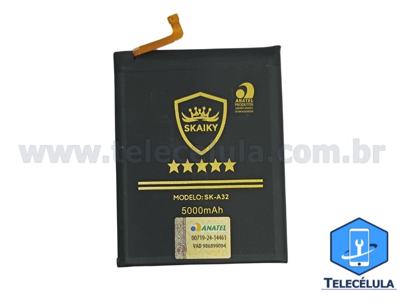 BATERIA SKAIKY A32 MODELO SAMSUNG A32, A32 5G, A42, A72, M22, M32 EB-BA426ABY CERTIFICADA ANATEL