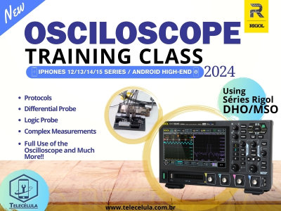 ONLINE OSCILLOSCOPE TRAINING CLASS RIGOL MSO 5000 & DHO 800/900, SMARTPHONES FULL (ENGLISH LANGUAGE)